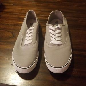 Grey sneakers
